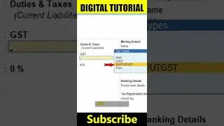 How to Create GST Ledger | Creating GST Ledger in Tally Prime 