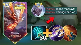 TOP 1 GLOBAL MOSKOV NEW 1 SHOT BUILD 2025 INSTANT DELETE!! (moskov best build 2025)