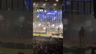 Jonathan Davis played Bagpipe✨ #korn #jonathandavis #bagpipe #england #scarborough #concert #rock