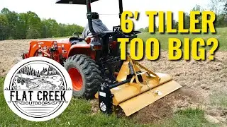 Can The Kubota L3901 Run a 6 Foot Tiller? Countyline 6' Tiller Assembly