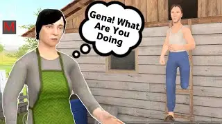 Gena Got Stuck In The Stairs In Schoolboy Runaway Stealth