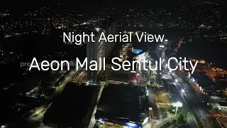 Night Aerial View Aeon Mall Sentul City