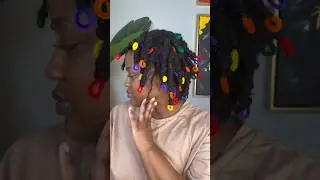 Pipe cleaner curls tutorial #locs #locstyles #curlylocs