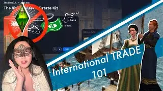 #4k Generation Challenge in the Sims Medieval! - 17 International Trade 101