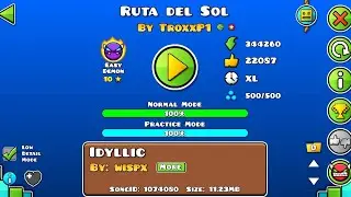Geometry Dash - Ruta del Sol (Demon 10*) by TroxxP1