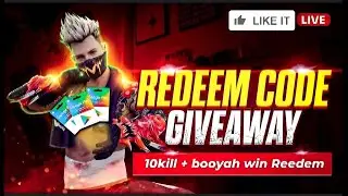 FREE FIRE LIVE CUSTOM ROOM GIVEAWAY FF LIVE TEAM CODE GIVEAWAY|
