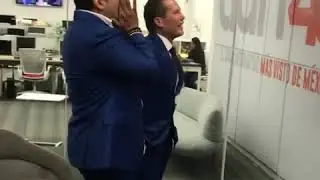 Así celebro el Box azteca Team el triunfo de Andy Ruiz