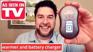 Go Warmer review: rechargeable hand warmer - QVC & as seen on TV handheld warmer. 