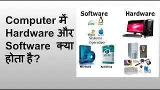 What is Computer Hardware and Software in Hindi (Part III)  Railway Group D, Loco Pilot, SSC, CCC