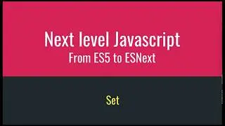 11  Set | Next Level Javascript in Bangla | From ES5 to ESNext | বাংলা