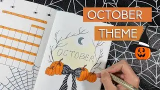 October Bullet Journal | Halloween Theme + Plan with Me