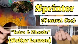 Sprinter - Central Cee x Dave | Guitar Lesson | Intro & Chords |
