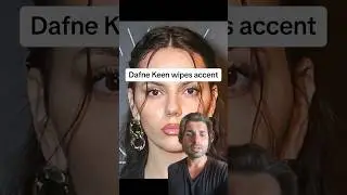 Dafne Keen wipes accent