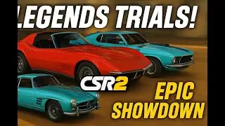 CSR2 Legends Trial Full Run! | GTO Judge, 250 GTO, Hemi Cuda & More! (Fastest Builds + Tips)