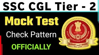 🔥SSC CGL 2022 TIER 2👉DEMO MOCK TCS pattern #ssccgl2022 #ssccglmains2022