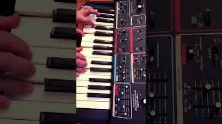 THIS IS A REAL MOOG SYNTHESIZER!! Wow !! 