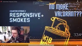Shroud reacts to new SUPER REALISTIC SMOKE in CS GO 2