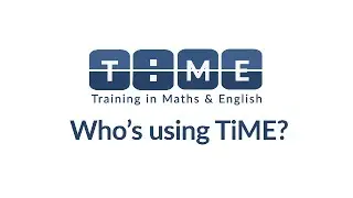 Students discuss blended learning Maths and English training on TiME