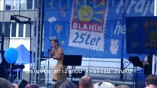 Monika Absolonová v Mostě - 25 let Rádia Blaník