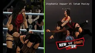 WWE 2K24 PS2 VIP - Stephanie Vaquer Vs Tatum Paxley