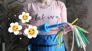Ромашки от Наташки из воздушных шаров)