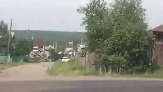Иркутская область проезжаем город Нижнеудинск.