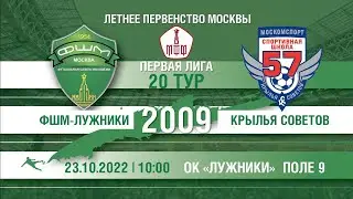 2009 ФШМ-Лужники - Крылья Советов