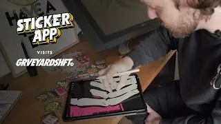 StickerApp visits Graveyard Shift