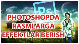 Photoshopda rasmlarga fon berish.Фон к фото в фотошопе.Background to photos in Photoshop.