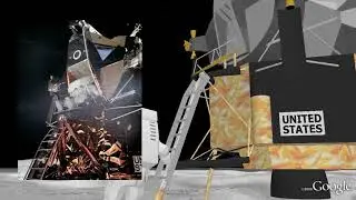 Moon in Google Earth   Apollo 11 Landing