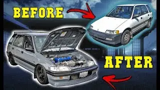 ** 8 YEARS in 14 MINUTES ** HONDA BUILD EVOLUTION