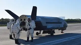 The ultimate drone lands - the U.S. Air Force X-37B unmanned space vehicle