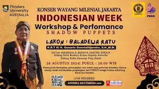 #konserwayangmilenial //KI H GUNARTO GUNOTALIJENDRO,SH,MM //BALADEWA RATU//