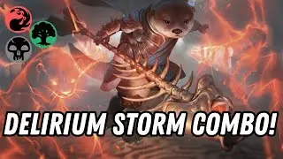 Delirium Storm Combo!  Duskmourn Standard MTG Arena.