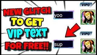 SECRET GLITCH To Get *VIP TEXT* For Free!!😱🤫
