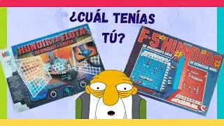 HUNDIR LA FLOTA de MB 🆚 F5 HUNDIDO de CEFA 💙🧡 [años 80 90]🤗 02:(Unboxing, COMPARATIVA) Juego de Mesa