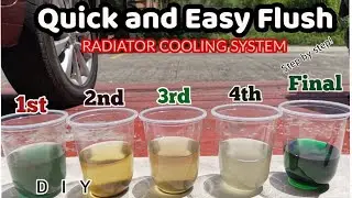 Quick and Easy Flushing Radiator Cooling System| How to Flush Car  Radiator | DIY Tutorial