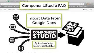 Import Data from Google Docs - Component.Studio FAQ - E7