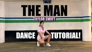 THE MAN Taylor Swift Dance Tutorial BEGINNER FRIENDLY 💃