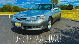 Top 5 Things I LOVE About my 2001 Lexus ES300 Daily Driver!