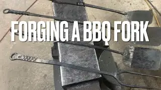 Forging a BBQ fork