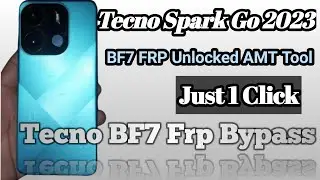 How To Unlock Tecno Spark Go 2023 (BF7) Frp | Tecno BF7 Frp Google Account Bypass | Android 13/12/11