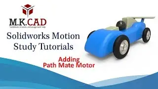 Solidworks Motion Study Tutorials | How to added Path Mate Motor