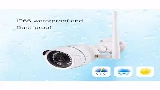 Indoor/Outdoor HD 720P WiFi IP Camera Setup Guide/Footage/Review (Boddenly)