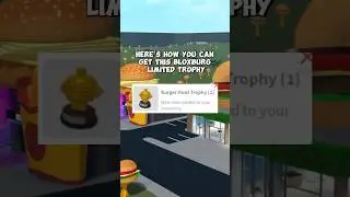 Bloxburg April fools Update HOW to get the Burger trophy FREE