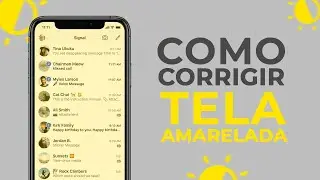 A Tela do iPhone está AMARELADA? Aprenda a Consertar ✅