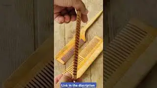 WOODEN COMB HAIR BRUSH FROM MEESHO #meesho #woodencomb #haircare