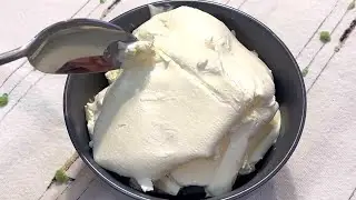 Сливочный СЫР Маскарпоне! Приготовила дома меньше чем за 10 минут!