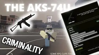 THE AKS-74U  -Roblox Criminality