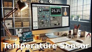 Temperature Sensor with the help of LM 35 Temperature Sensor and Operational Amplifier  741 IC